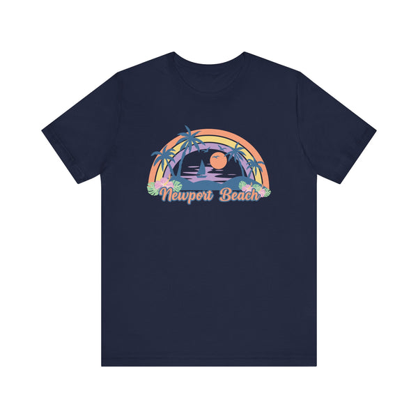 Newport Beach, California T-Shirt - Retro Beach Unisex Newport Beach Shirt