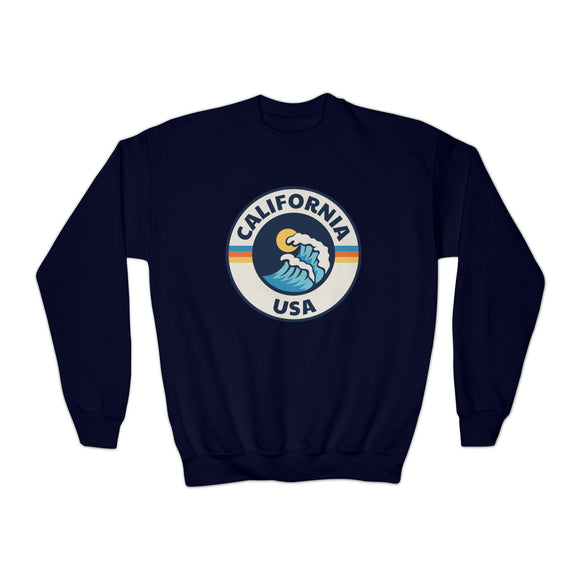 Copy of Copy of California Youth Sweatshirt - Unisex Kid's California Crewneck Sweatshirt