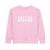 Dallas, Texas Toddler Sweatshirt - Dallas Toddler Crewneck Sweatshirt
