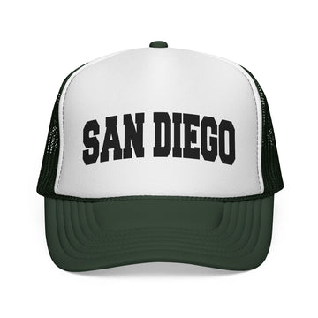 Buy dark-green San Diego, California Collegiate Style Trucker Hat