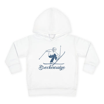 Breckenridge, Colorado Toddler Hoodie - Unisex Breckenridge Vintage Skiing Sweatshirt