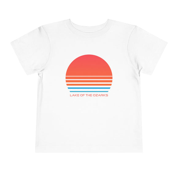 Lake of the Ozarks, Missouri Toddler T-Shirt - Retro 80s Toddler Lake of the Ozarks Shirt