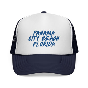 Buy dark-navy Panama City Beach Trucker Cap | Florida Hat