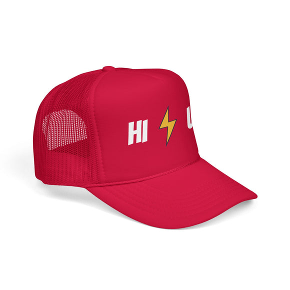 Hawaii Retro Trucker Hat - Lightning Foam Cap