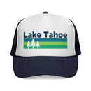 Lake Tahoe, California Retro Trees Trucker Hat - Vintage Style Lake Tahoe Cap-4