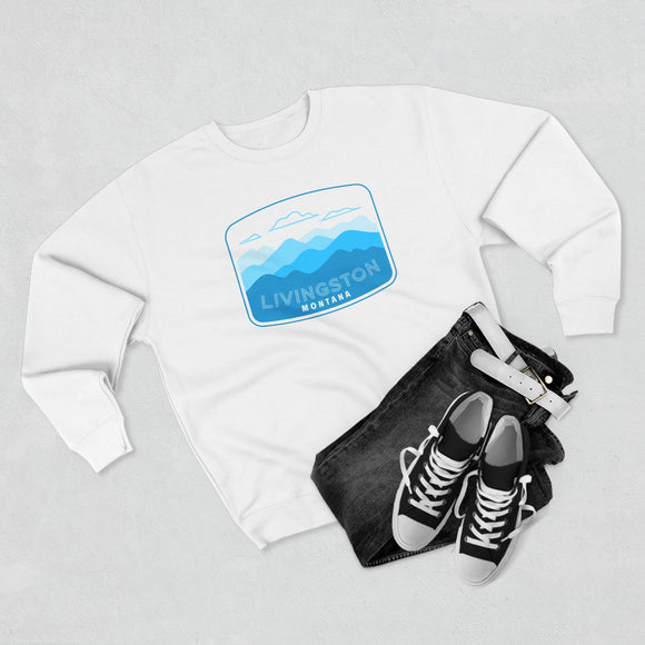 Premium Livingston, Montana Sweatshirt Unisex Crewneck, Premium Sweatshirt, Crewneck Jumper, Ski Resort Apparel