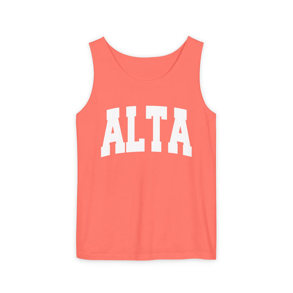 Alta, Utah Tank Top Unisex | Comfort Colors - 100% Cotton