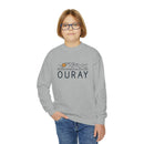 Ouray, Colorado Youth Sweatshirt - Unisex Kid's Ouray Crewneck Sweatshirt-4