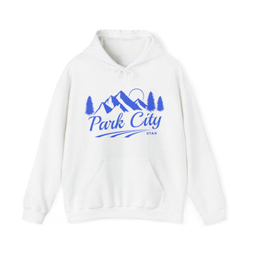 Buy white Park City, Utah Hoodie - Unisex Mountain Park City Hoodie Sweatshirt