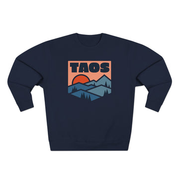 Buy navy Premium Taos, New Mexico Mountain Graphic Sweatshirt