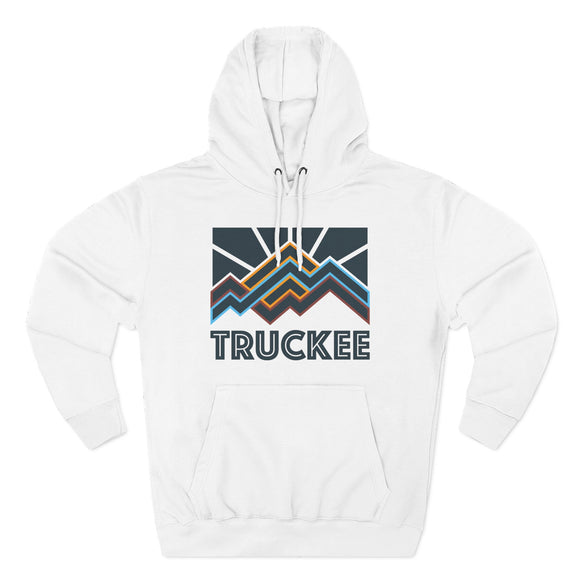 Truckee, California Hoodie - Retro Mountain Unisex Sweatshirt