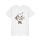 Taos, New Mexico Youth T-Shirt — Vintage Gondola Ski Mountain Tee-2