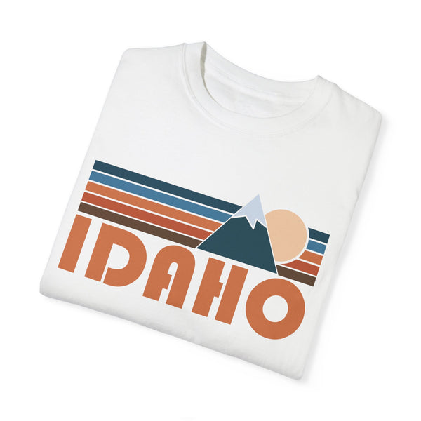 Idaho Graphic Tee, Comfort Colors Retro Unisex T shirt, Mountain Adventure Shirt