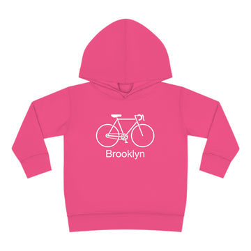Buy vintage-hot-pink Brooklyn, New York Toddler Hoodie - Bike