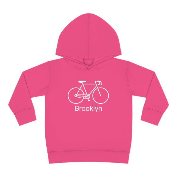Brooklyn, New York Toddler Hoodie - Bike