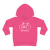 Brooklyn, New York Toddler Hoodie - Bike