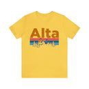 Alta, Utah Shirt - Mountain Sunset Unisex Alta T-Shirt-9