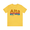Alta, Utah Shirt - Mountain Sunset Unisex Alta T-Shirt