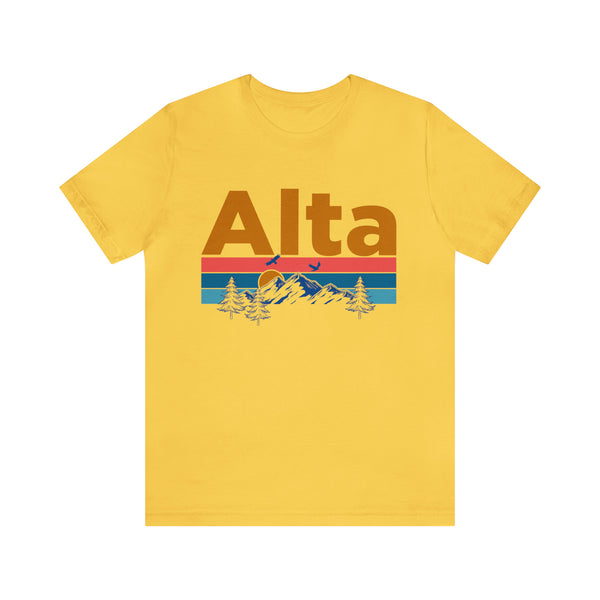 Alta, Utah Shirt - Mountain Sunset Unisex Alta T-Shirt