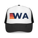 Washington Trucker Hat - WA Abbr retro cap-2