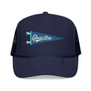 Glacier Bay National Park Pennant Trucker Hat — Vintage Foam Mesh Cap-2