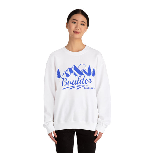 Boulder, Colorado Sweatshirt - Unisex Mountain Boulder Sweatshirt