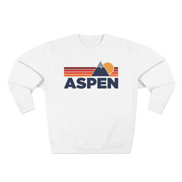 Premium Aspen, Colorado Mountain Lines Graphic Sweatshirt - 0