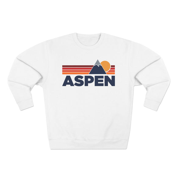 Premium Aspen, Colorado Mountain Lines Graphic Sweatshirt