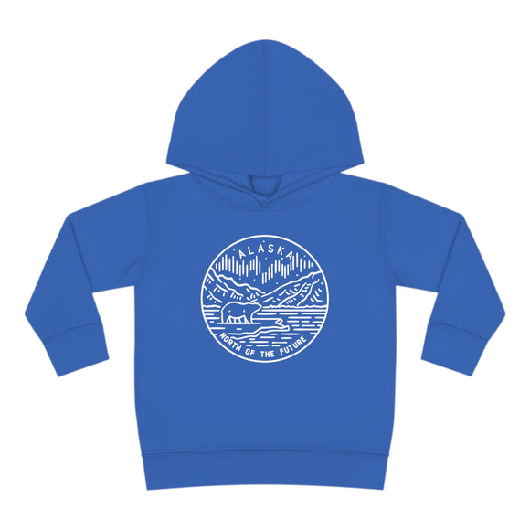 Alaska Toddler Hoodie - State Design Unisex Alaska Toddler Sweatshirt