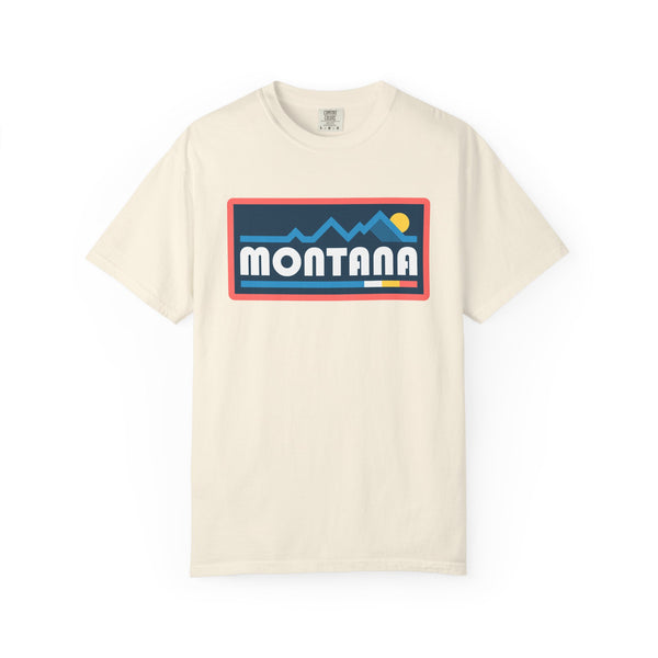 Montana Graphic Tee, Comfort Colors Retro Mountain Unisex T shirt