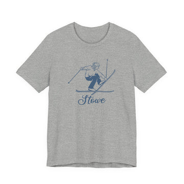 Buy athletic-heather Stowe, Vermont T Shirt - Vintage Ski Graphic Tee