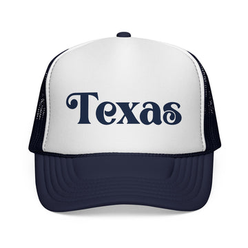 Buy dark-navy Texas Retro Trucker Hat