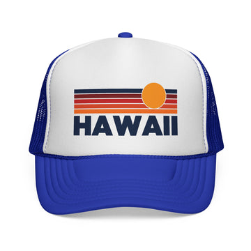 Buy royal Hawaii Retro Sun Trucker Hat - Vintage Style Hawaii Cap