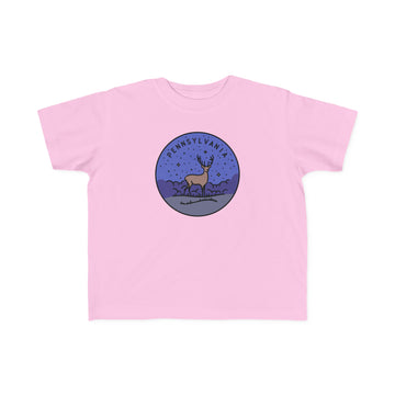 Buy pink Pennsylvania Toddler T-Shirt - Unisex Toddler Pennsylvania Shirt