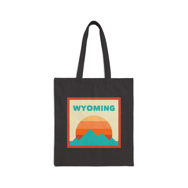 Wyoming Tote Bag, Cotton Canvas Tote Bag, Reusable Shopping Bag, Eco-Friendly Tote, Wyoming Gift