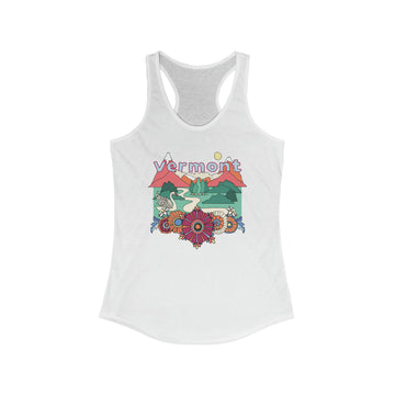 Buy solid-white Vermont Women's Racerback Tank Top