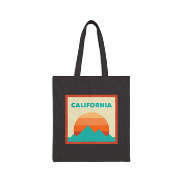 California Tote Bag, Cotton Canvas Tote Bag, Reusable Shopping Bag, Eco-Friendly Tote, California Gift - 0