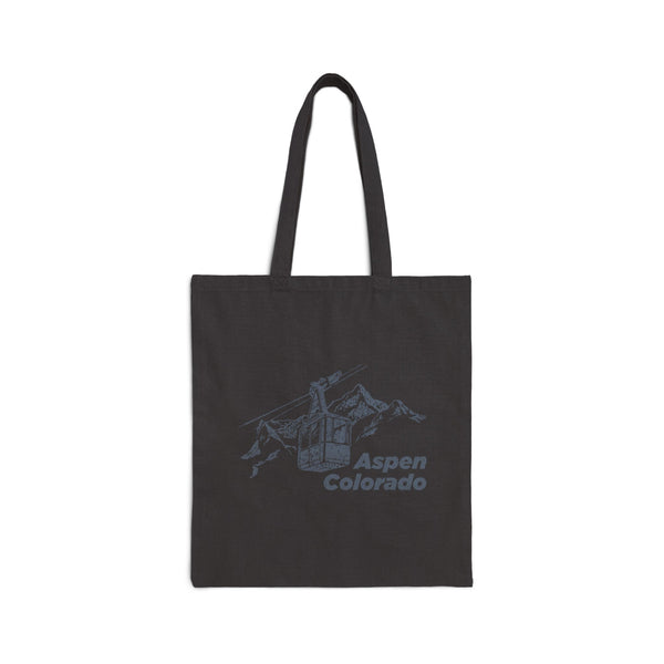 Aspen, Colorado Cotton Canvas Tote Bag - 15