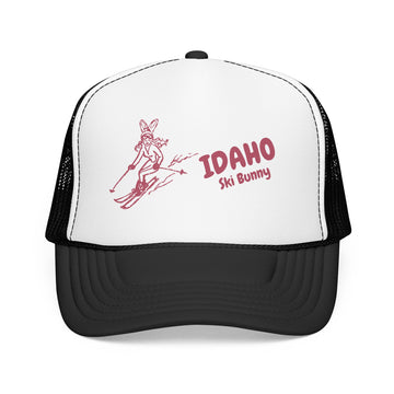 Buy black-white Idaho Ski Bunny Foam Trucker Hat