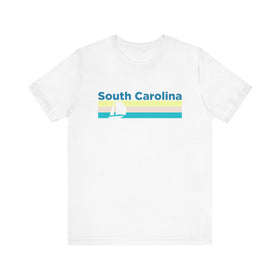 South Carolina T Shirt - Sailboat Graphic South Carolina Tee