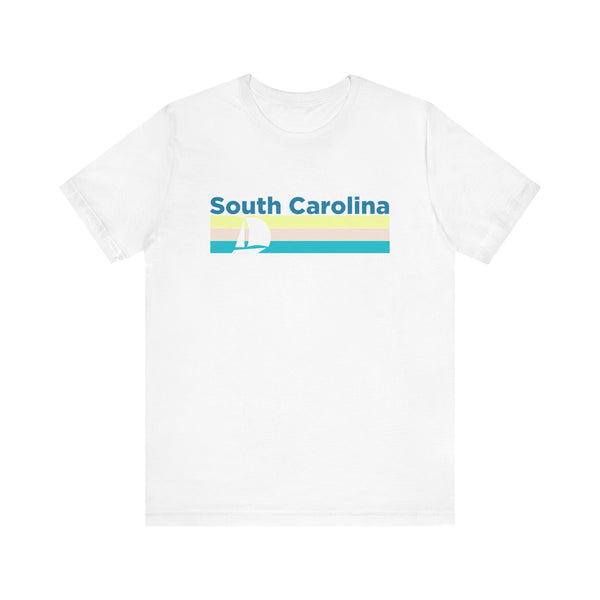 South Carolina T Shirt - Sailboat Graphic South Carolina Tee