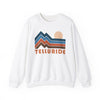 Telluride, Colorado Sweatshirt Retro Mountains, Telluride Unisex Graphic Crewneck