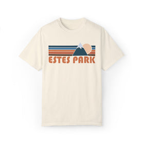 Estes Park, Colorado Graphic Tee, Comfort Colors Retro Unisex Estes Park T shirt, Mountain Adventure Shirt - 0