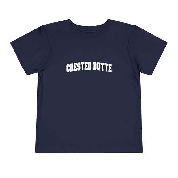 Crested Butte, Colorado Toddler Graphic Tee - Kids Crested Butte Vacation T-Shirt