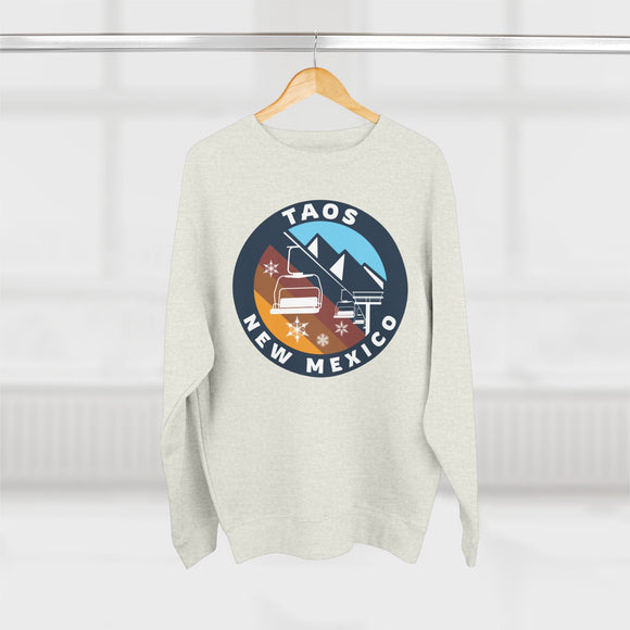 Premium Taos, New Mexico Mountain Ski Lift Sweatshirt