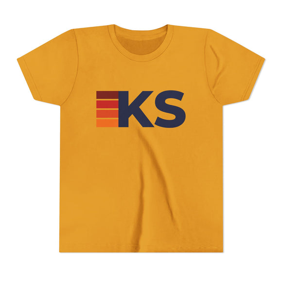 Kansas Youth Tee - Retro KS T-Shirt