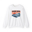 Park City, Utah Sweatshirt Retro Mountains, Park City Unisex Graphic Crewneck-1