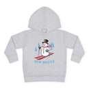 New Mexico Toddler Hoodie - Unisex Skiing Snowman New Mexico Sweatshirt-2