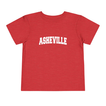 Buy heather-red Asheville, North Carolina Toddler Graphic Tee - Kids Asheville Vacation T-Shirt