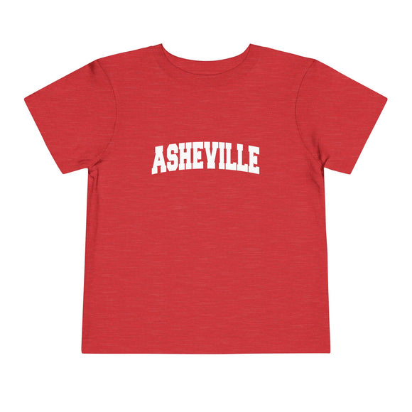 Asheville, North Carolina Toddler Graphic Tee - Kids Asheville Vacation T-Shirt
